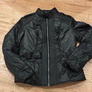 DKNY Black Bomber Jacket